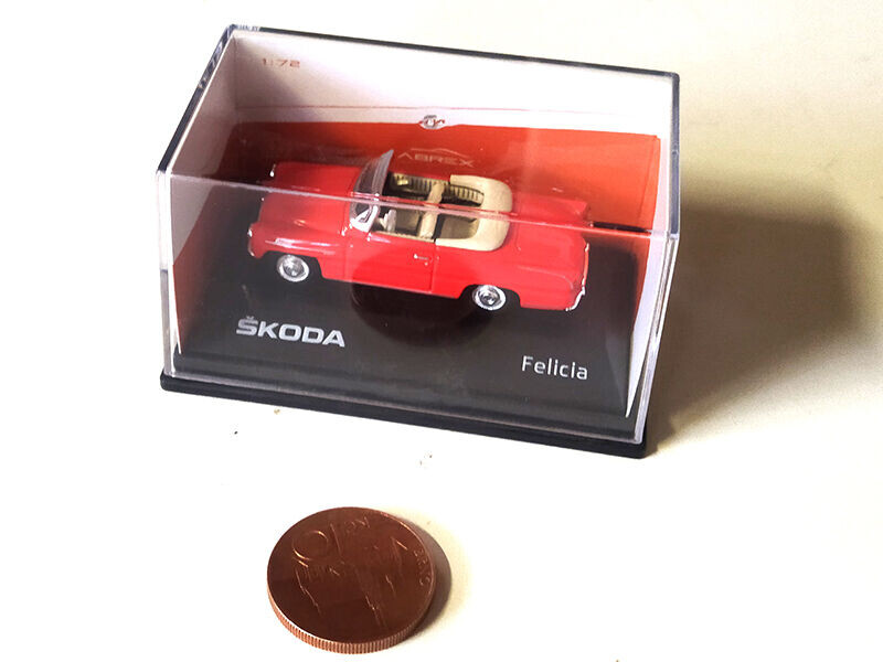 Abrex Škoda Felicia Roadster 1:72 - Červená Světlá